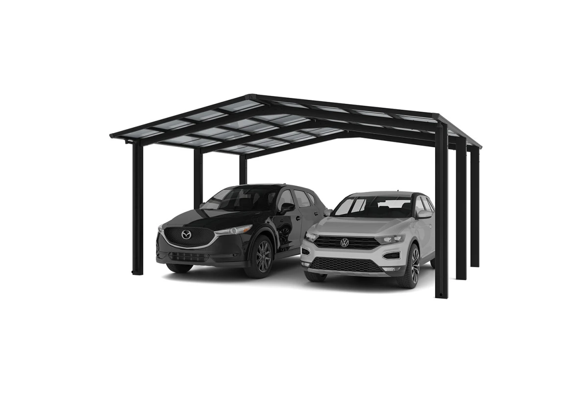 Carport XIMAX LINÉA T110 xs – 4,95m×2,43m – 137kg/m²