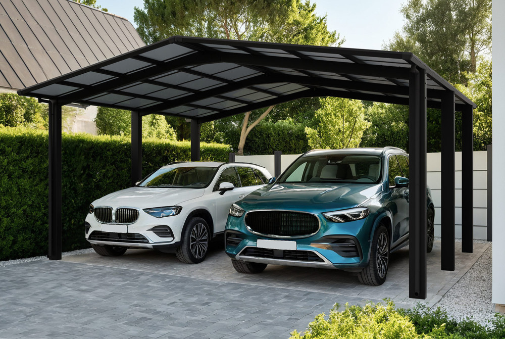 Carport XIMAX LINÉA T110 xl – 4,95m×3,02m – 137kg/m²