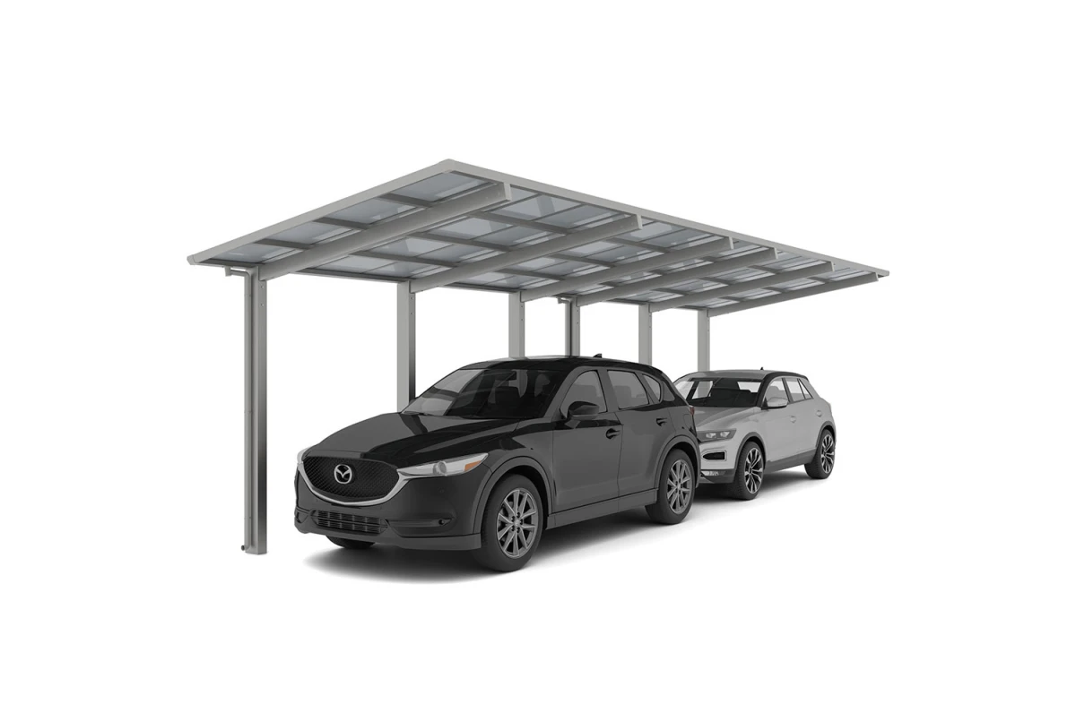 Carport XIMAX LINÉA Tandem T110 Rall. – 11,03m×2,73m – 137kg/m²