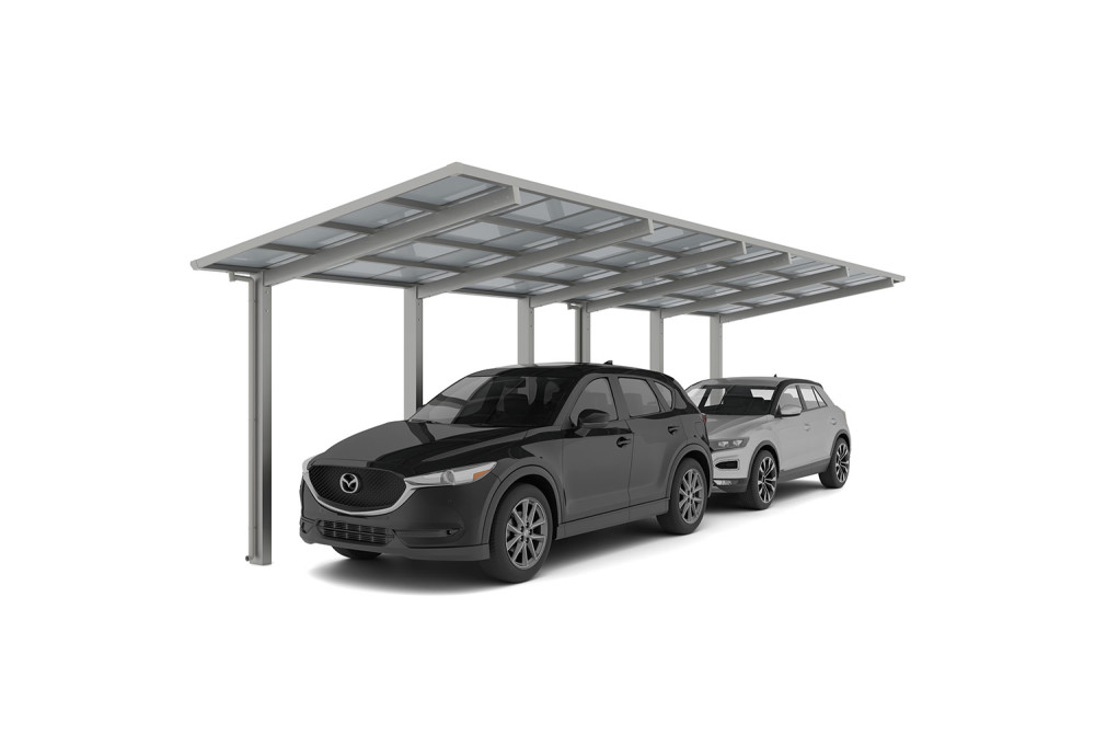 Carport XIMAX LINÉA Tandem T110 Rall.+xl – 11,03m×3,02m – 137kg/m²