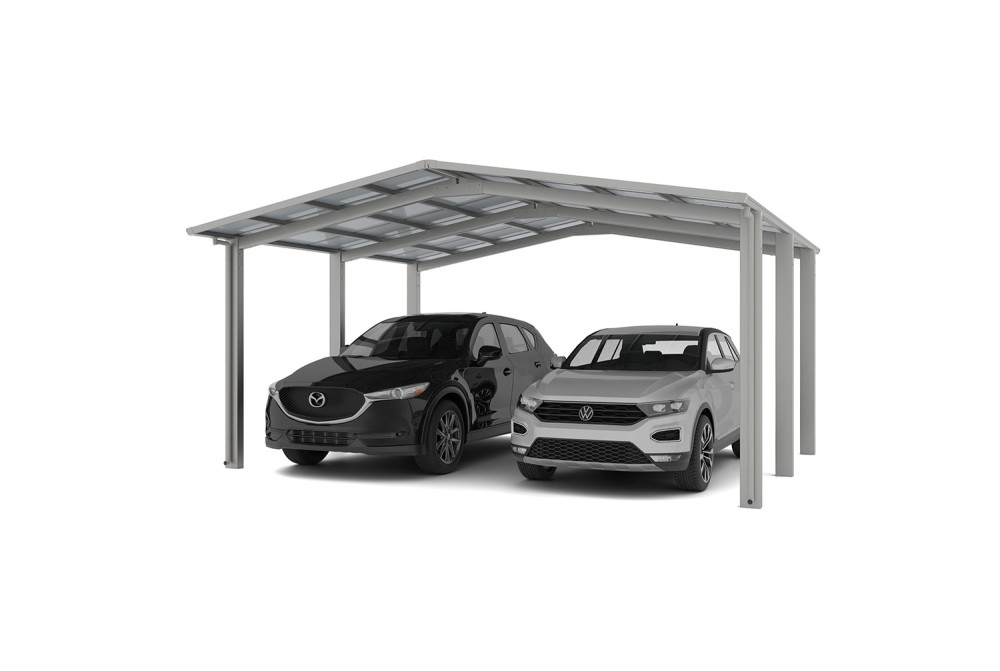 Carport XIMAX LINÉA Montage M T110 Rall. – 5,56m×5,46m – 137kg/m²