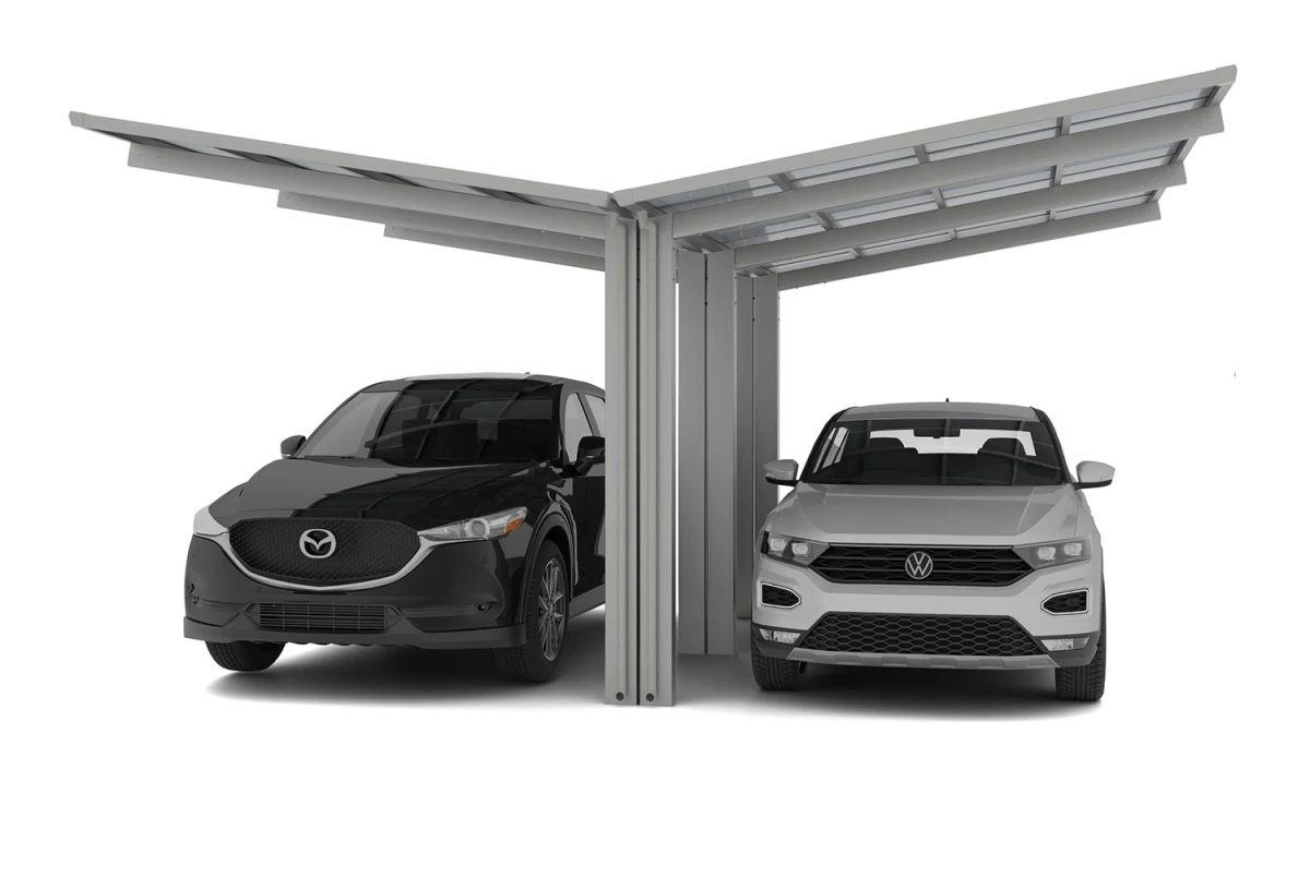 Carport XIMAX LINÉA Montage Y T110 – 4,95m×5,48m – 137kg/m²