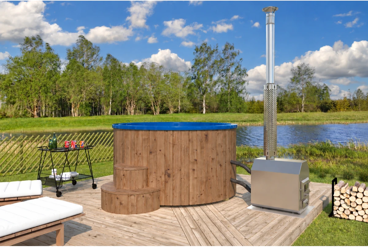 Bain nordique HOT Delux Tub 200 chauffe-eau extérieur