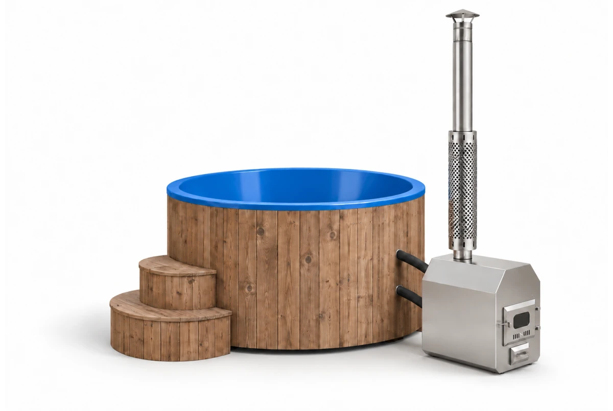 Bain nordique HOT Delux Tub 200 chauffe-eau extérieur
