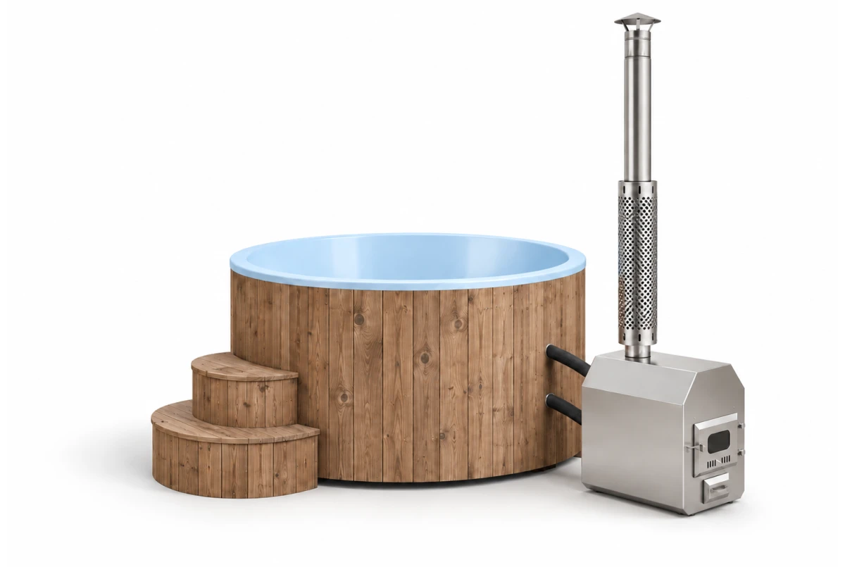 Bain nordique HOT Delux Tub 200 chauffe-eau extérieur