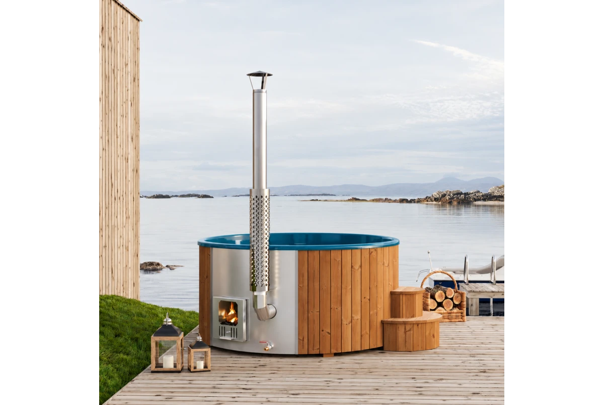 Bain nordique HOT Delux Tub 220 XL bois Thermowood