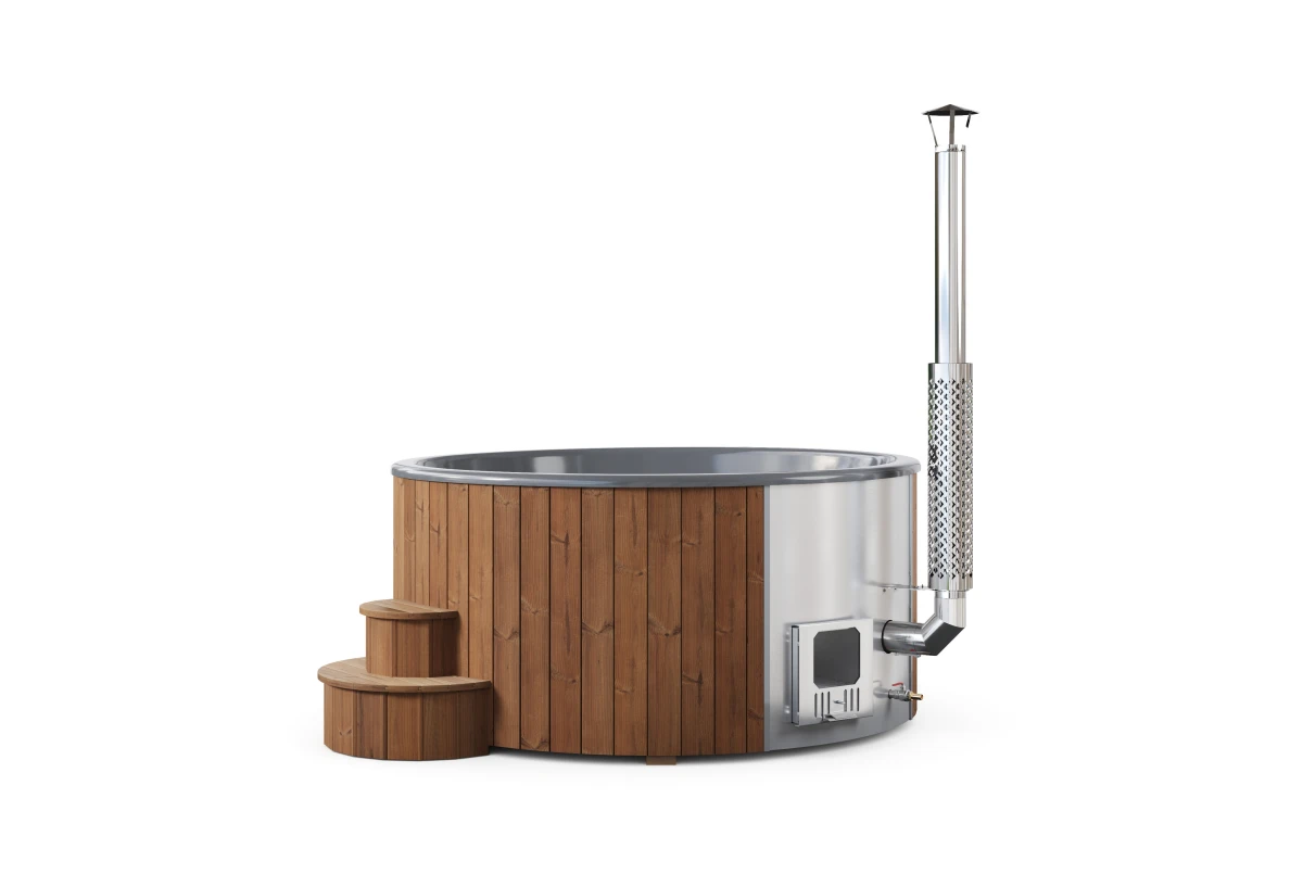 Bain nordique HOT Delux Tub 220 XL bois Thermowood