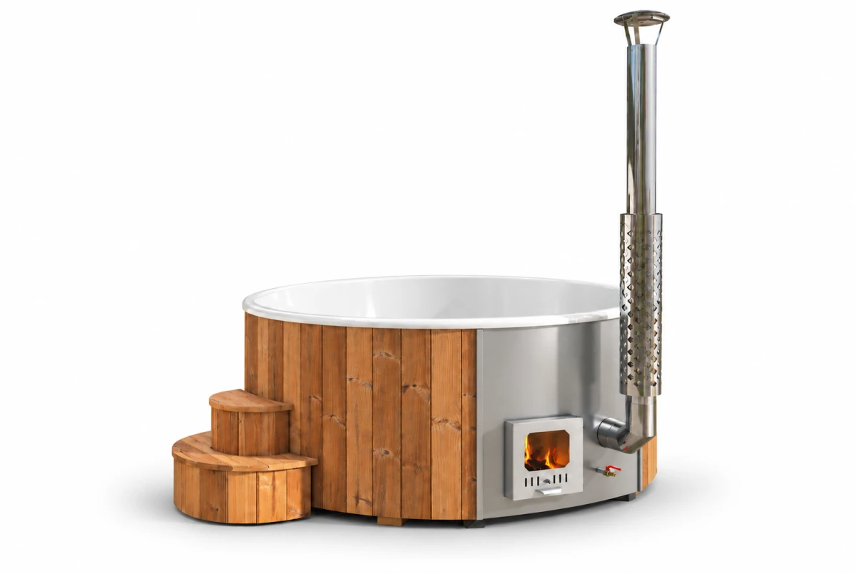 Bain nordique HOT Delux Tub 220 XL bois Thermowood
