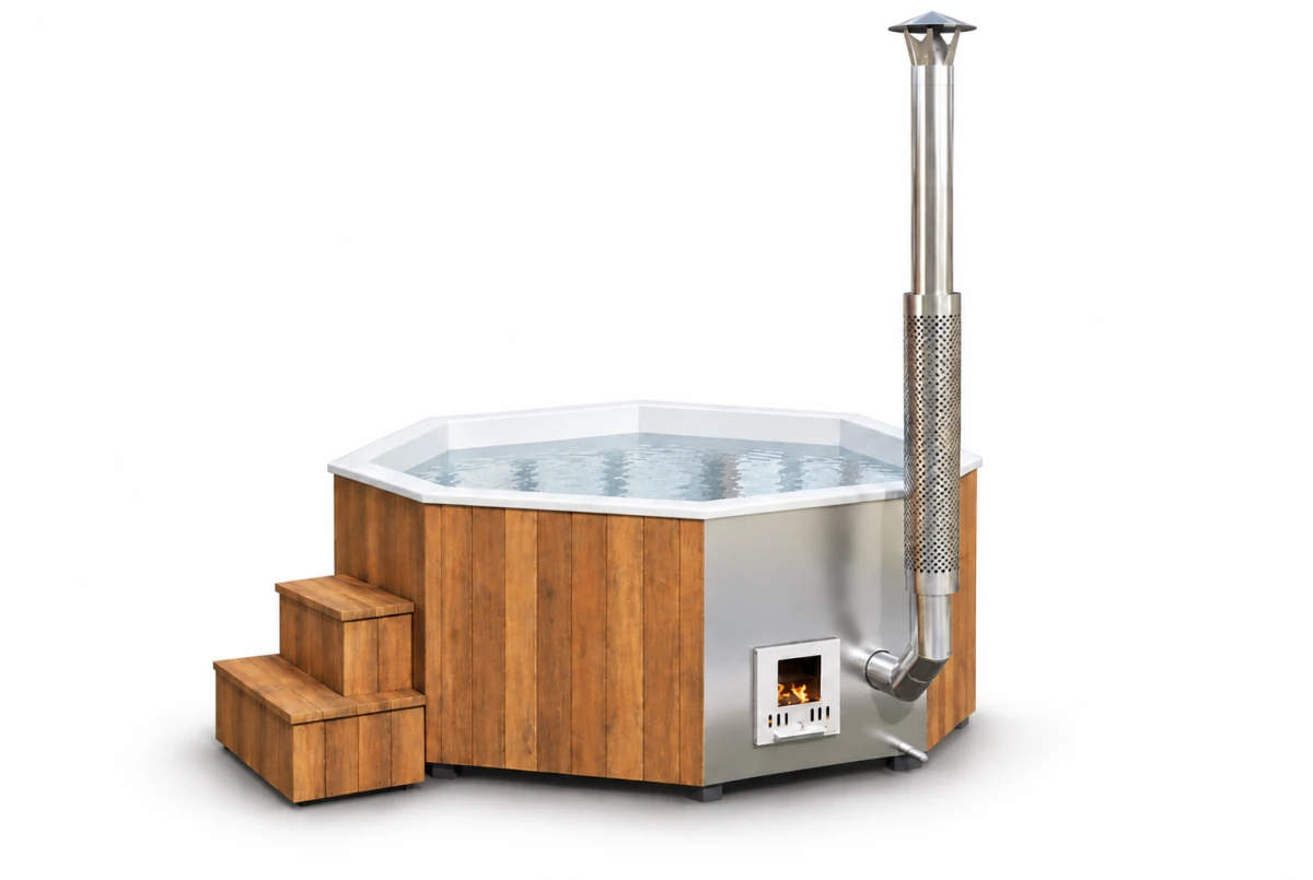 Bain nordique HOT Delux Tub XL Mulliking 240 bois Thermowood