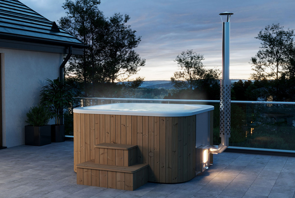 Bain nordique HOT Icon Tub 200 bois Thermowood