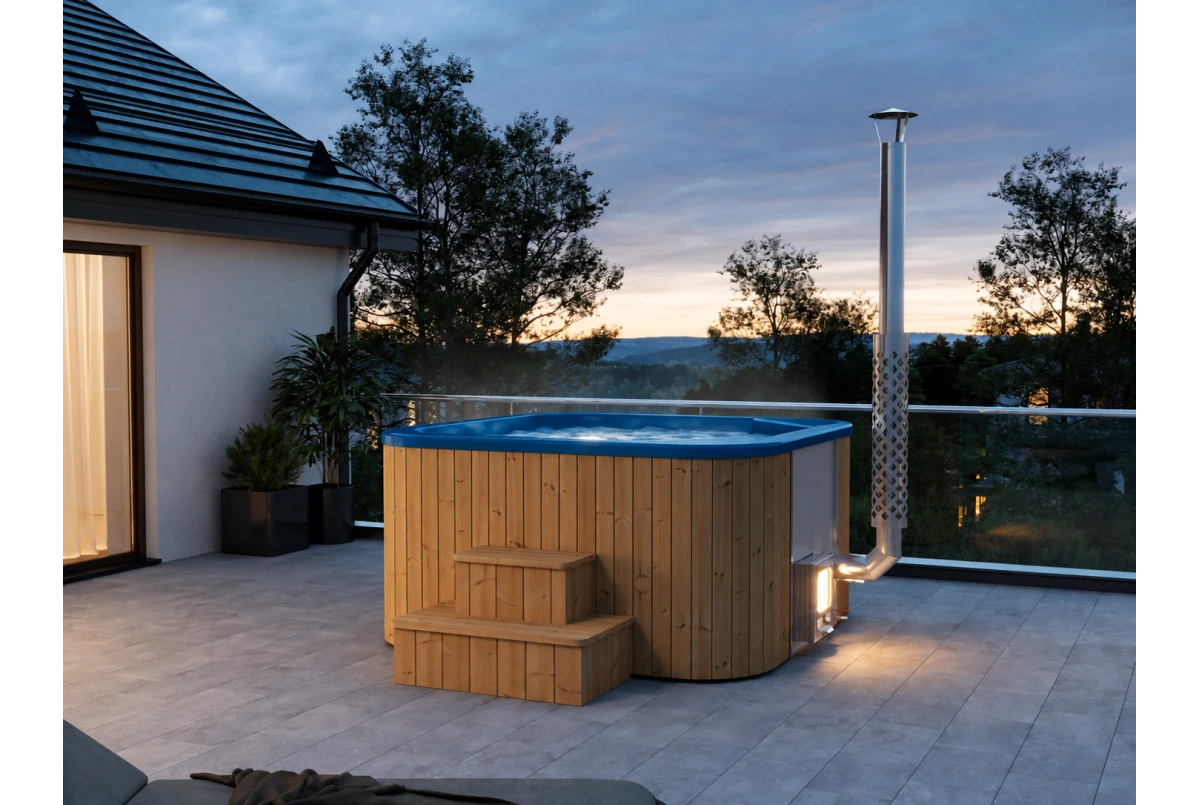 Bain nordique HOT Icon Tub 200 bois Thermowood