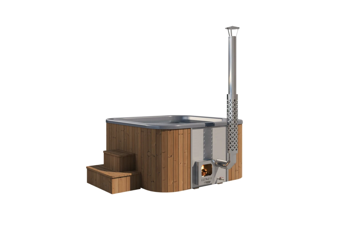 Bain nordique HOT Icon Tub 200 bois Thermowood