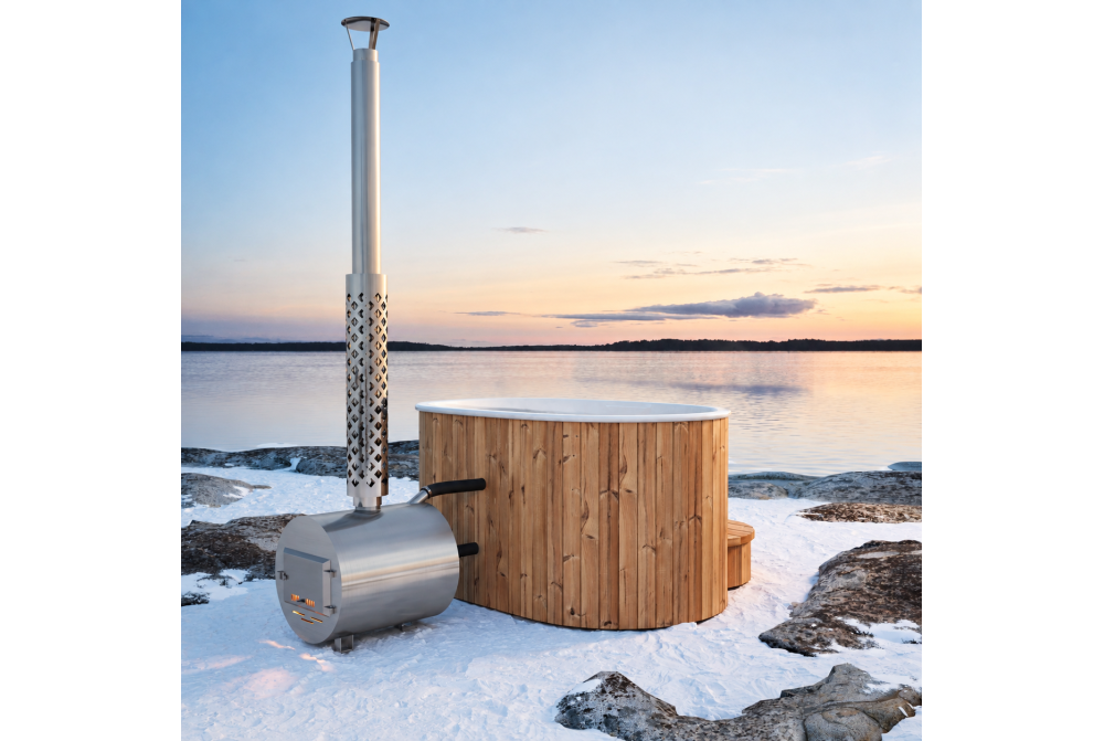 Bain nordique HOT Tub Ofuro Delux 2 places bois Thermowood