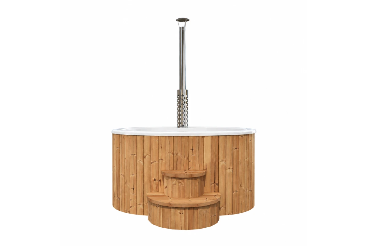 Bain nordique HOT Tub Ofuro Delux 2 places bois Thermowood
