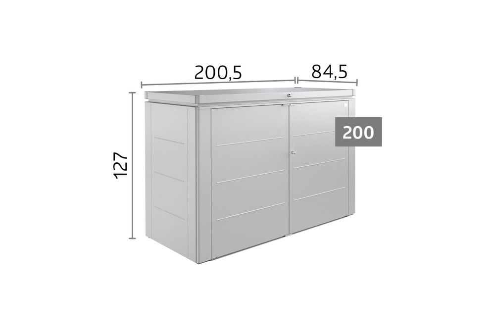 Coffre de jardin BIOHORT HighBoard 200