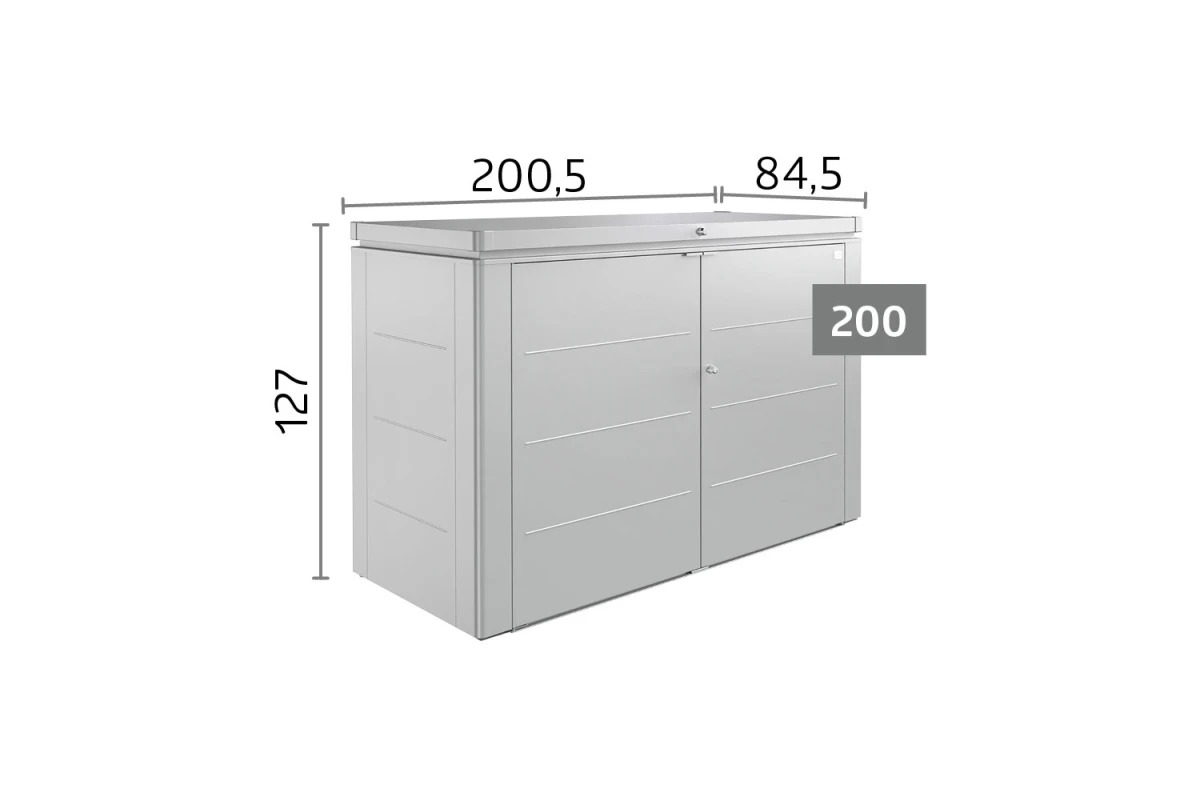 Coffre de jardin BIOHORT HighBoard 200