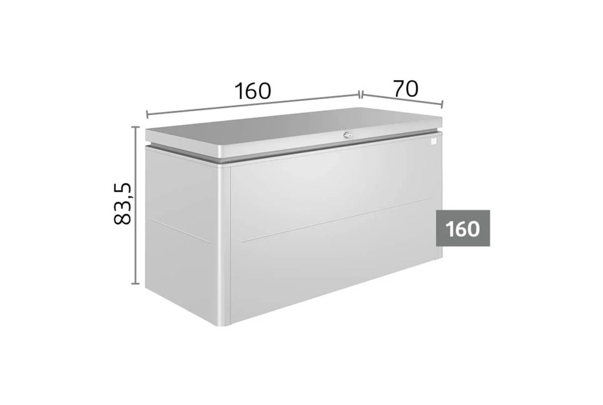 Coffre de jardin BIOHORT LoungeBox 160