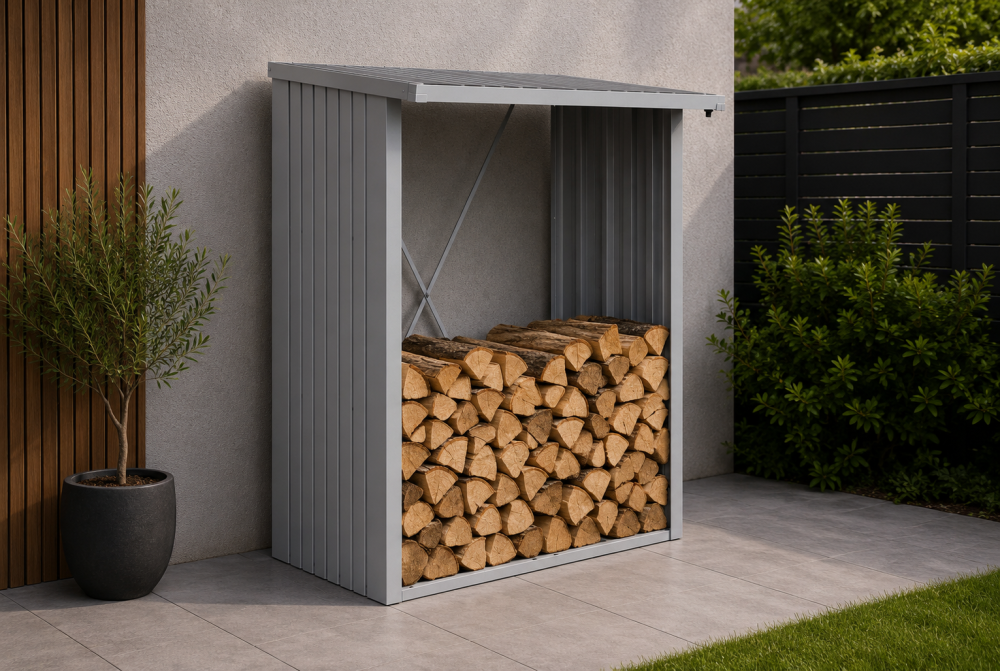 Coffre de rangement extérieur BIOHORT WoodStock 150 L