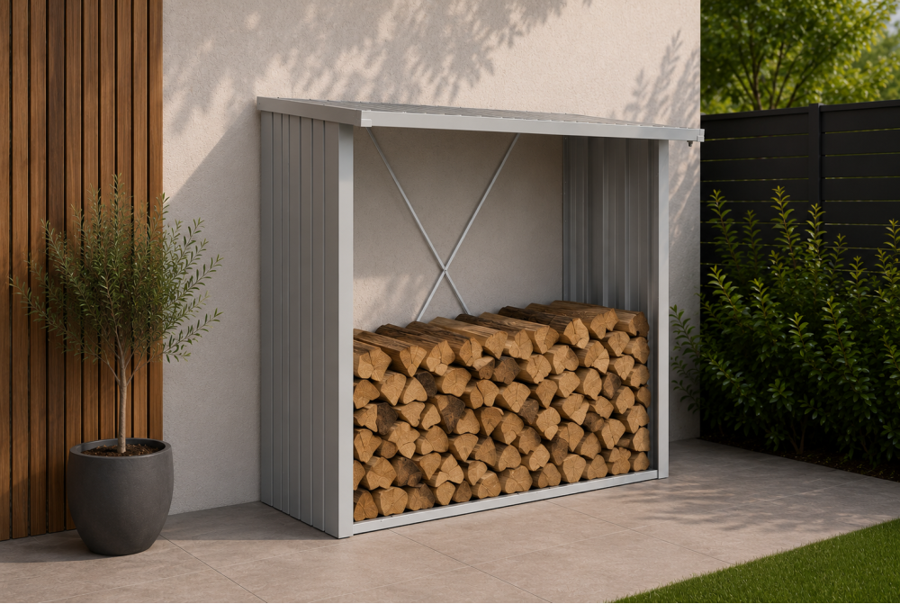 Coffre de rangement extérieur BIOHORT WoodStock 230 L