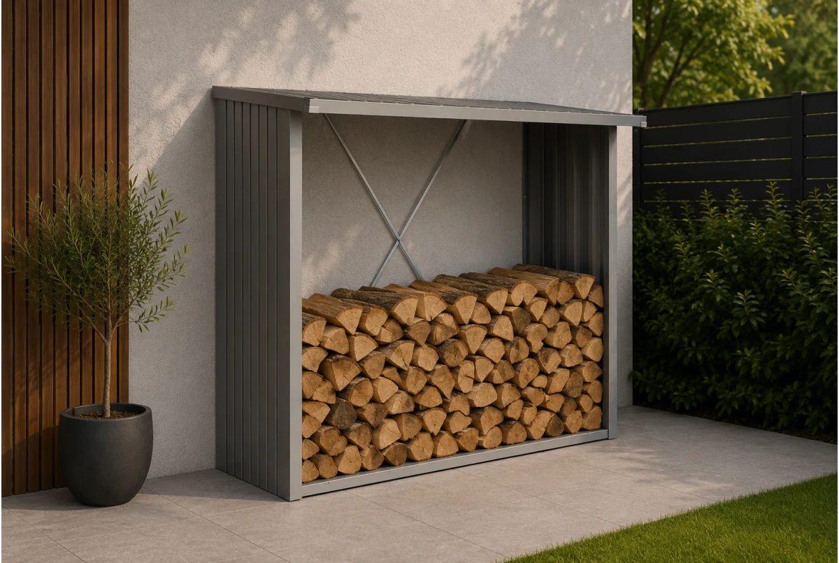 Coffre de rangement extérieur BIOHORT WoodStock 230 L