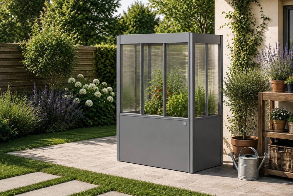 Serre de jardin BIOHORT Florentina MAXI 2x0,5 m acier