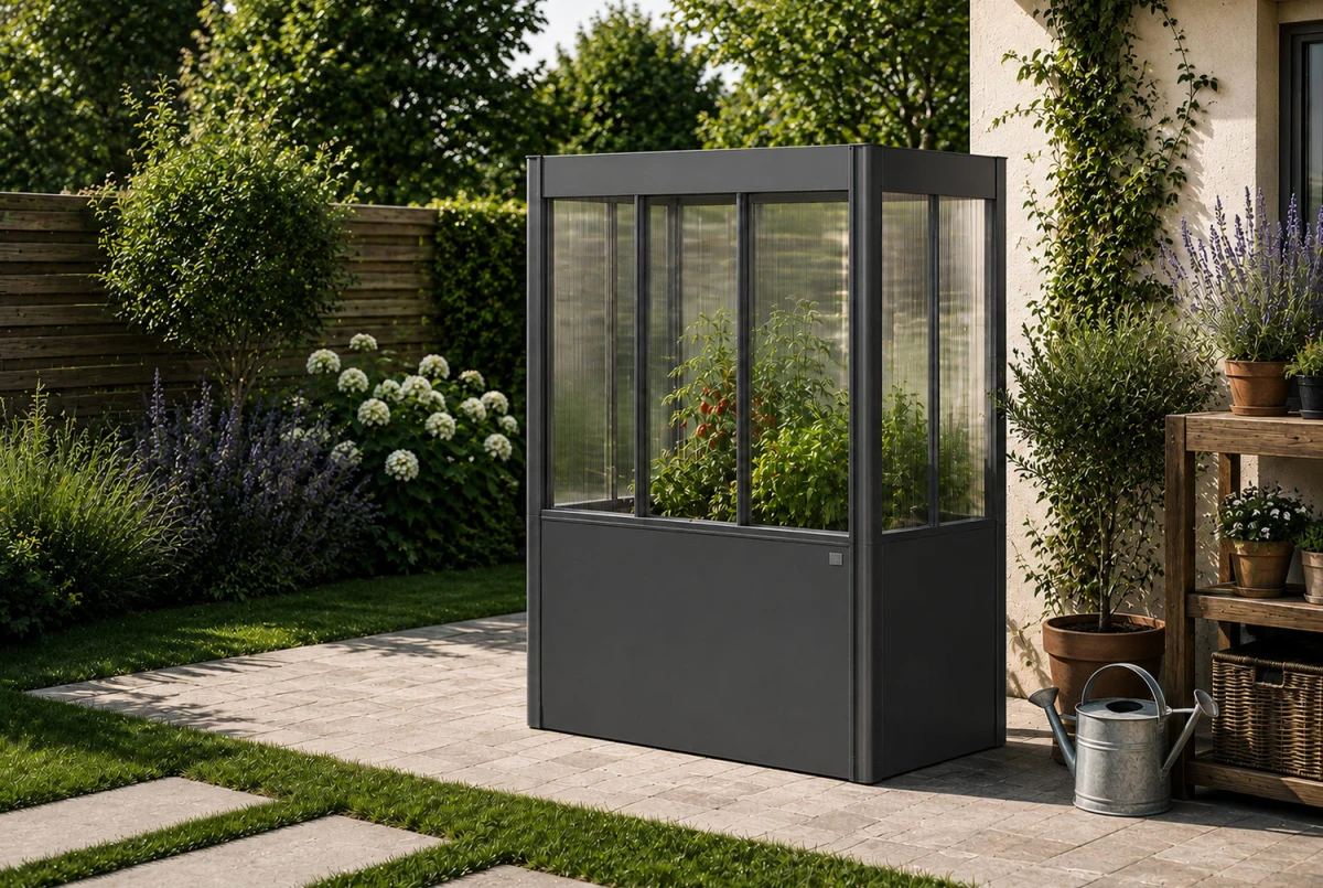 Serre de jardin BIOHORT Florentina MAXI 2x0,5 m acier