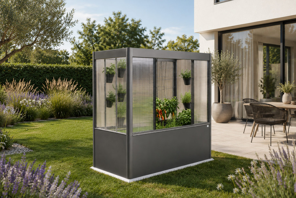 Serre de jardin BIOHORT Florentina MAXI 2x1 m acier