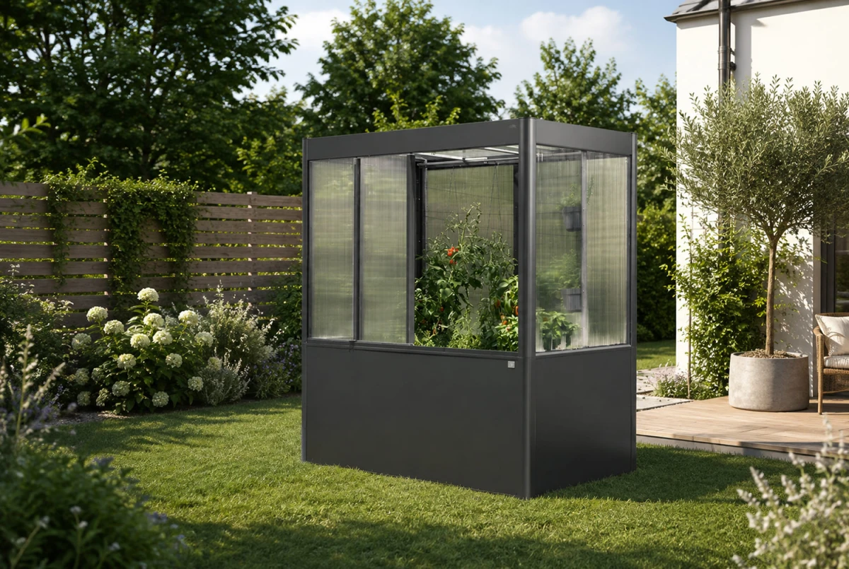 Serre de jardin BIOHORT Florentina MAXI 2x1 m acier