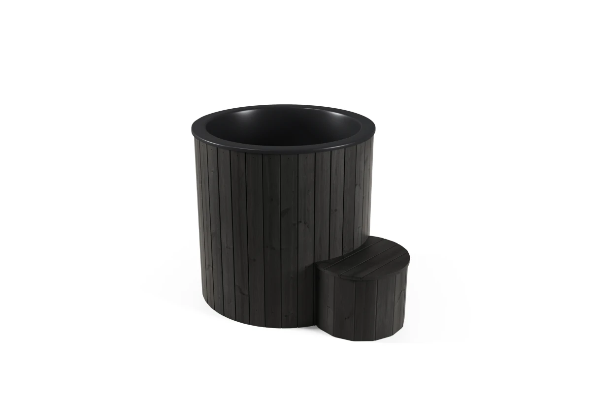 Bain nordique COLD Tub 100 Black Edition bois Thermowood