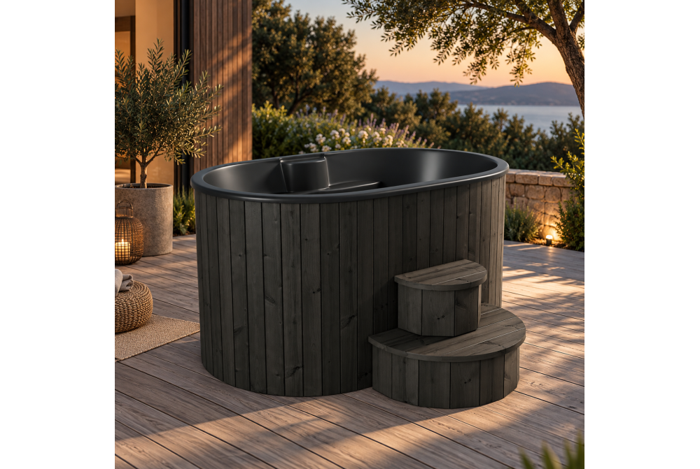 Bain nordique COLD Ofuro Tub Black Edition bois Thermowood