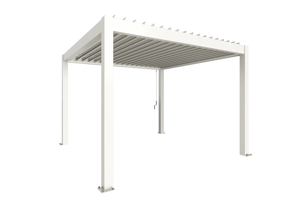 Pergola Biohort T. 3,5m x 3,5m – Acier Thermolaqué – Garantie 20 ans