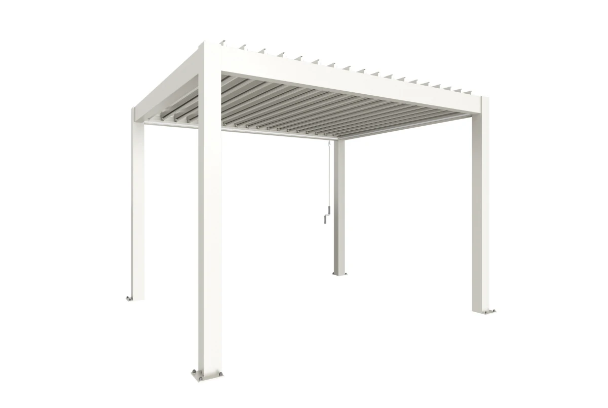 Pergola Biohort T. 3,5m x 3m – Acier Thermolaqué – Garantie 20 ans