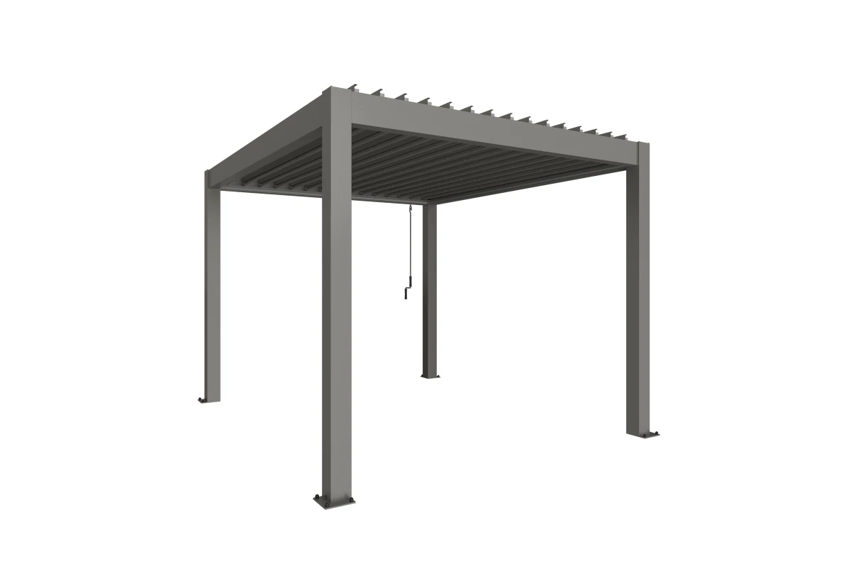 Pergola Biohort T. 3m x 3,5m – Acier Thermolaqué – Garantie 20 ans