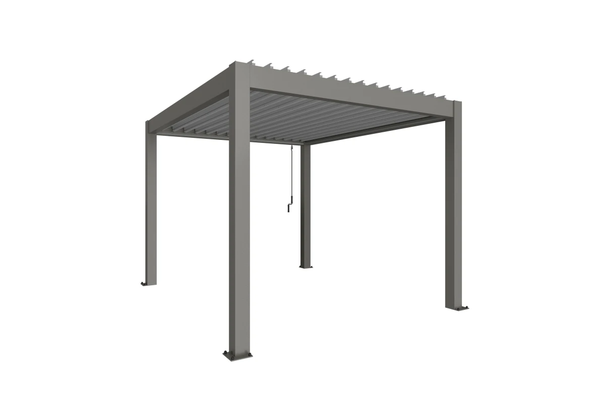 Pergola Biohort T. 3m x 3,5m – Acier Thermolaqué – Garantie 20 ans