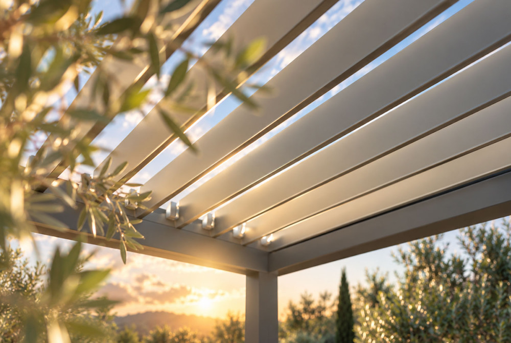 Pergola Biohort T. 4,5m x 3m – Acier Thermolaqué – Garantie 20 ans