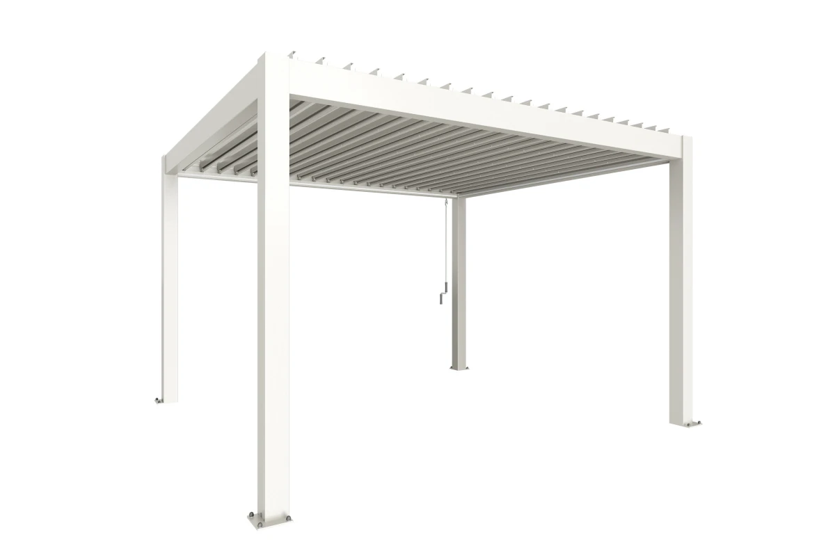 Pergola Biohort T. 4m x 3,5m – Acier Thermolaqué – Garantie 20 ans