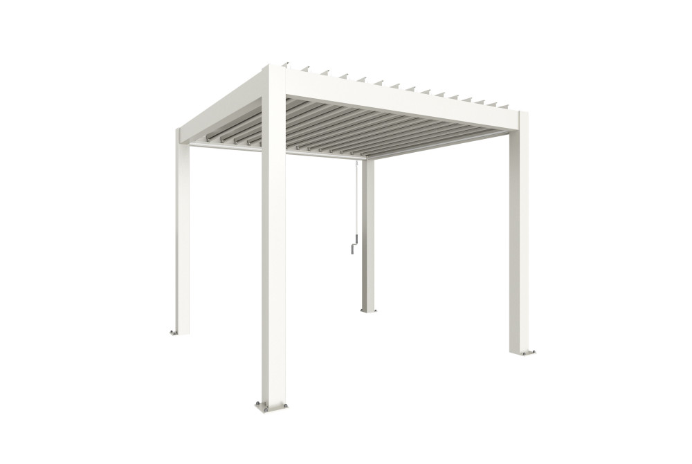 Pergola Biohort T. 3m x 3m – Acier Thermolaqué – Garantie 20 ans