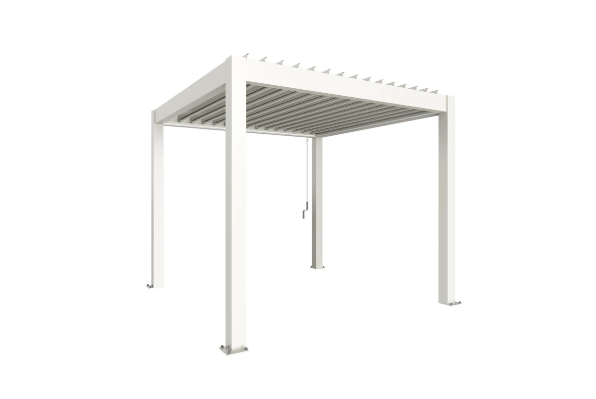 Pergola Biohort T. 3m x 3m – Acier Thermolaqué – Garantie 20 ans