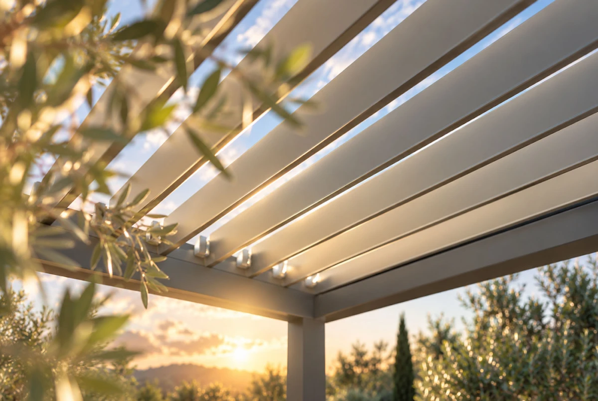 Pergola Biohort T. 3m x 3m – Acier Thermolaqué – Garantie 20 ans
