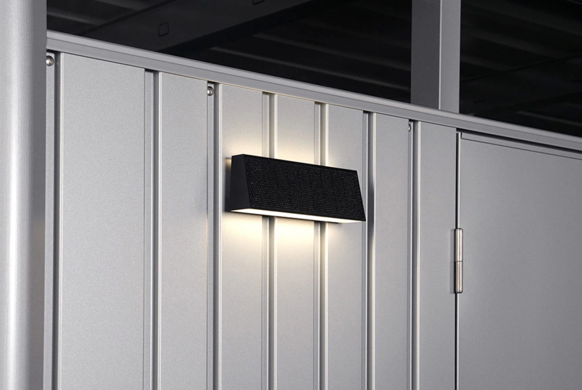 Éclairage solaire Biohort pour abri de jardin et armoire à outils