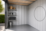 Revêtement Abri de jardin Neo 2D/4B porte standard Biohort