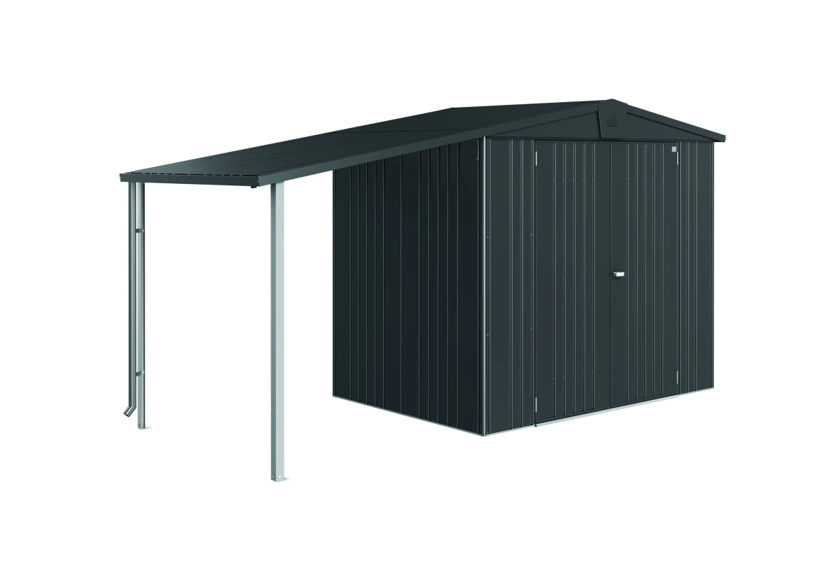 Auvent métal Biohort pour abri de jardin Europa taille 2/3/4A