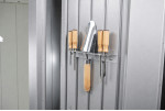 Support petits outils métal Biohort pour abri de jardin Neo