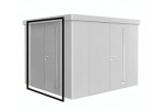 Porte double supplémentaire métal Biohort pour abri de jardin Neo