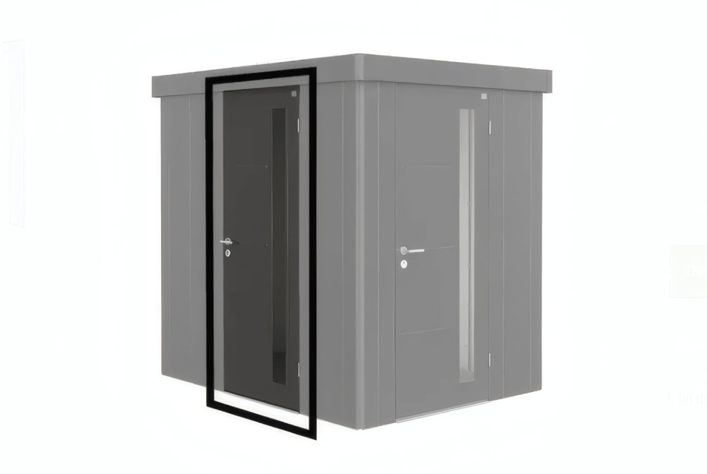 Porte supplémentaire métal Biohort pour abri de jardin Neo