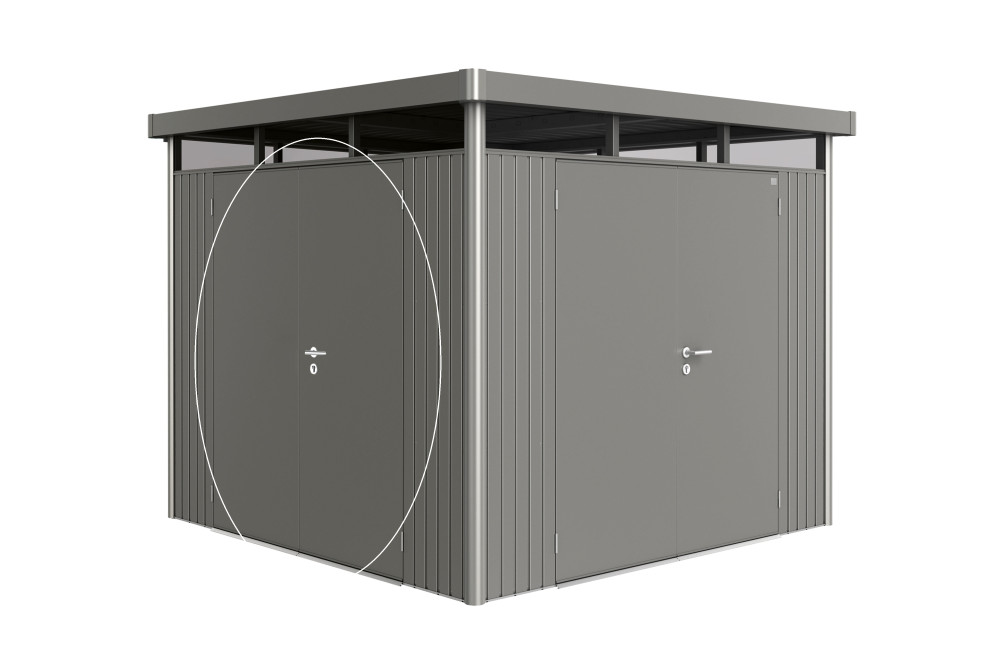 Porte double supplémentaire métal Biohort pour HighLine, Panorama, AvantGarde