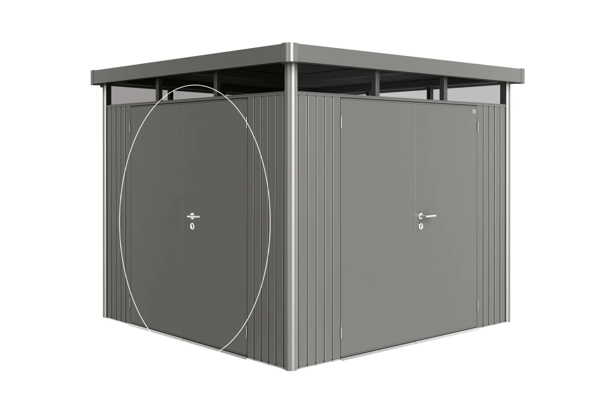 Porte double supplémentaire métal Biohort pour HighLine, Panorama, AvantGarde