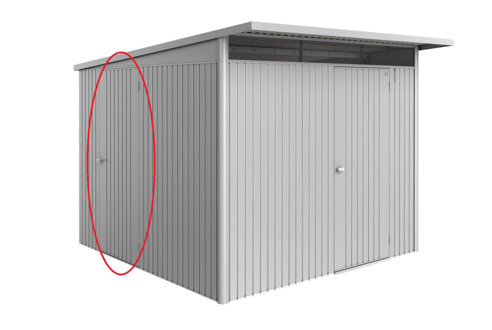 Porte supplémentaire métal Biohort pour abri de jardin AvantGarde ECO