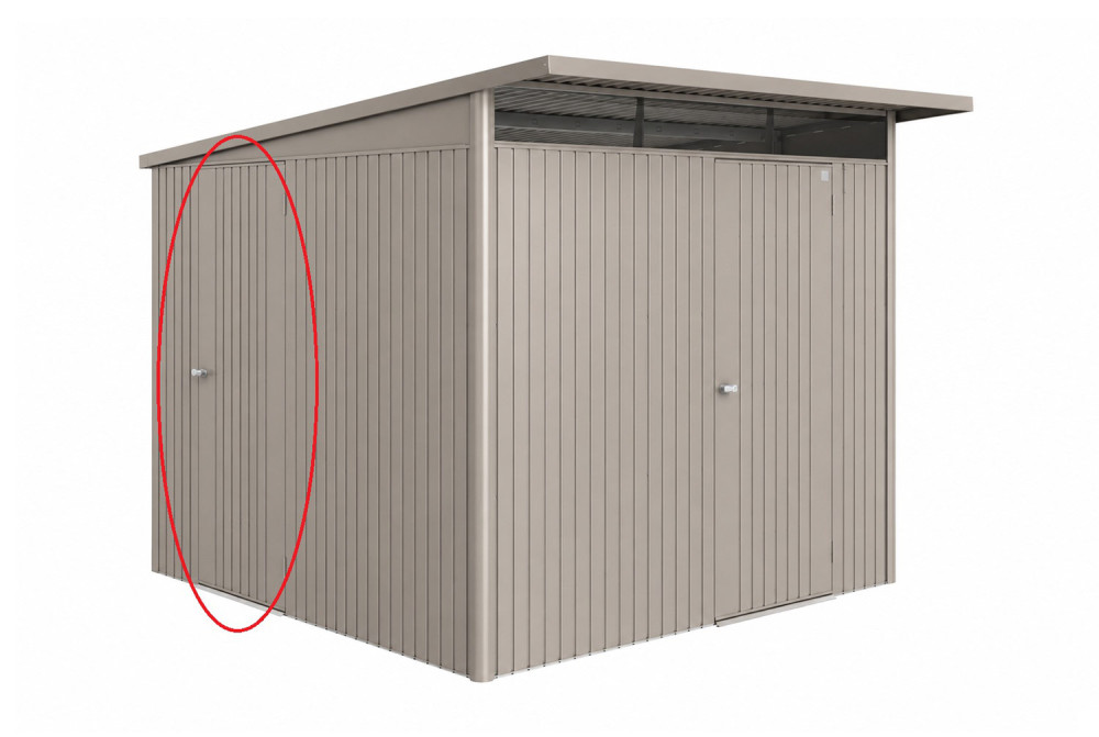 Porte supplémentaire métal Biohort pour abri de jardin AvantGarde ECO
