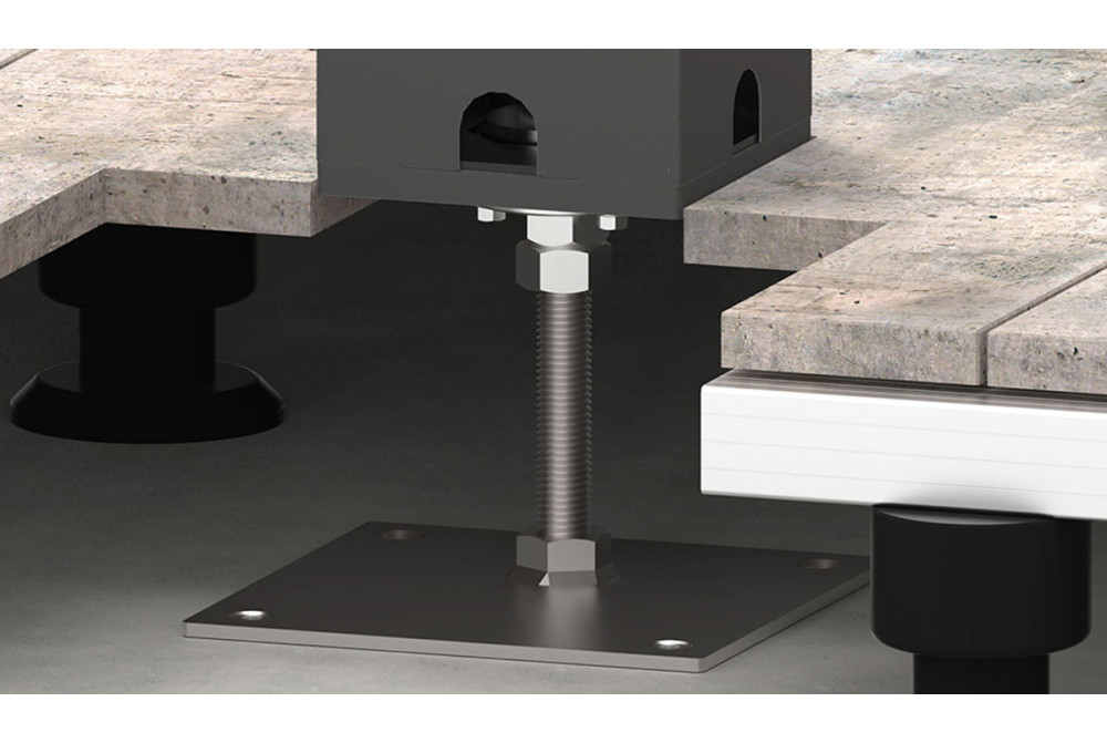 Plaque de base réglable en hauteur pour Pergola
